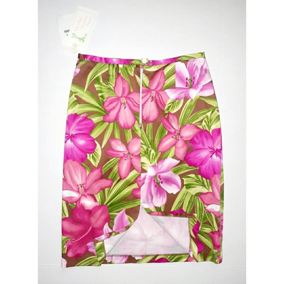 Bamboo Traders Floral Bead Detail Pencil Skirt - Picture 12 of 16